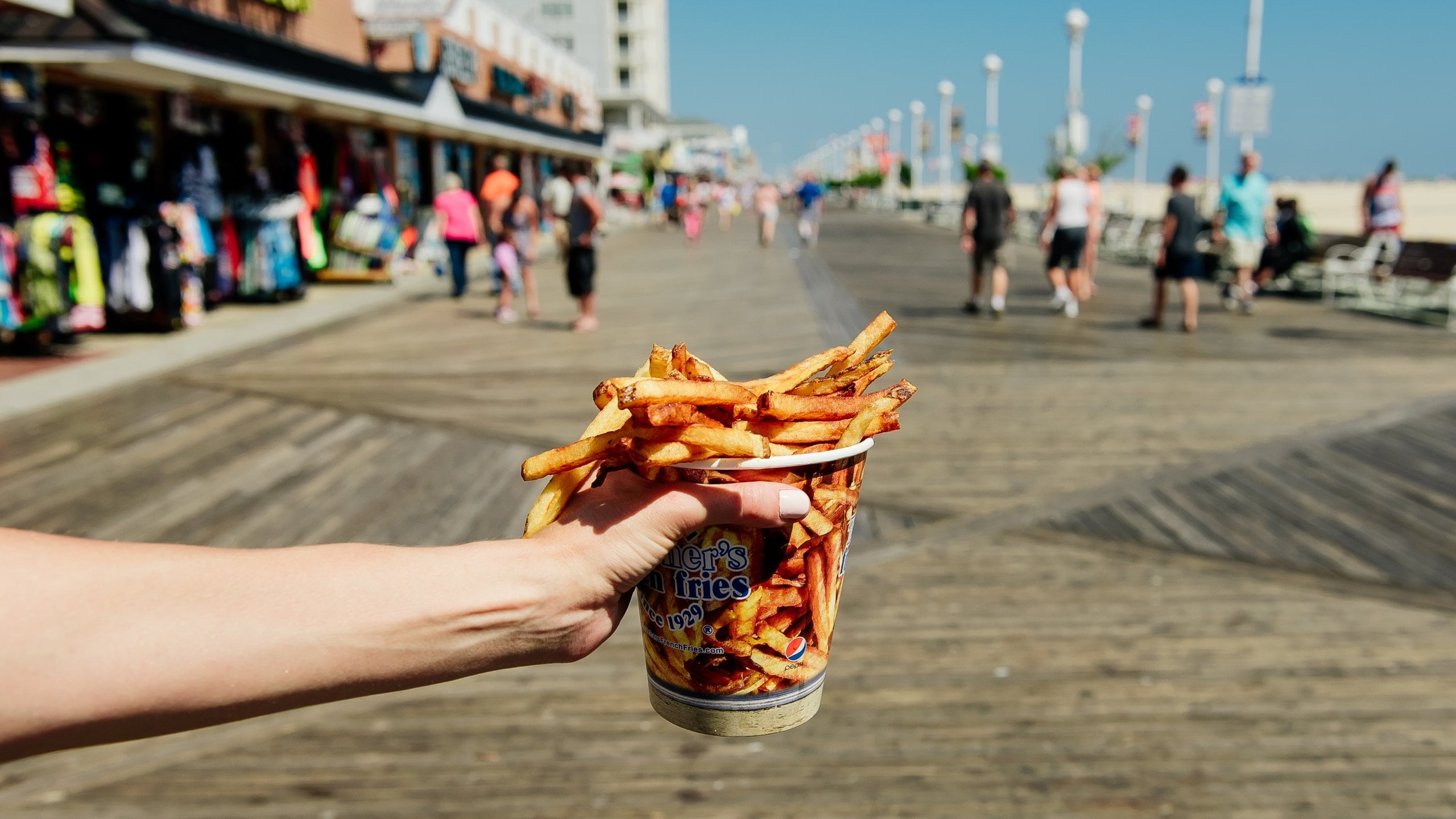 Ocean City which includes food