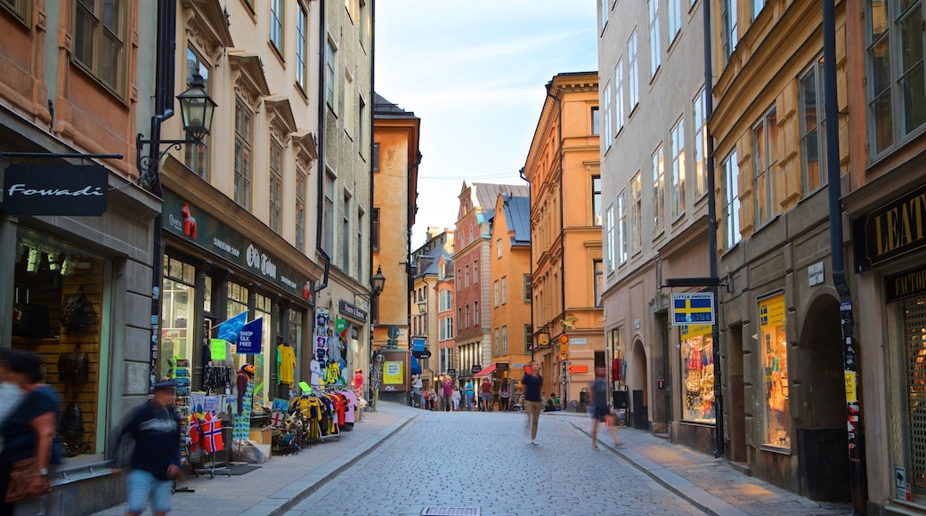 Gamla Stan showing a city