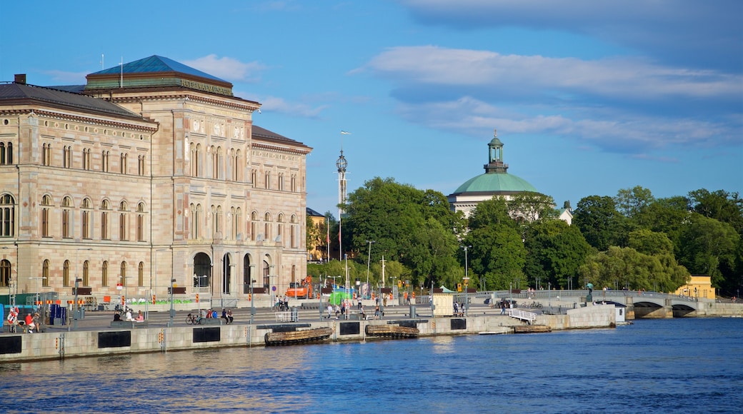 National Museum featuring heritage architecture and a river or creek