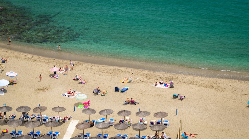 Fuengirola Beach which includes general coastal views and a sandy beach