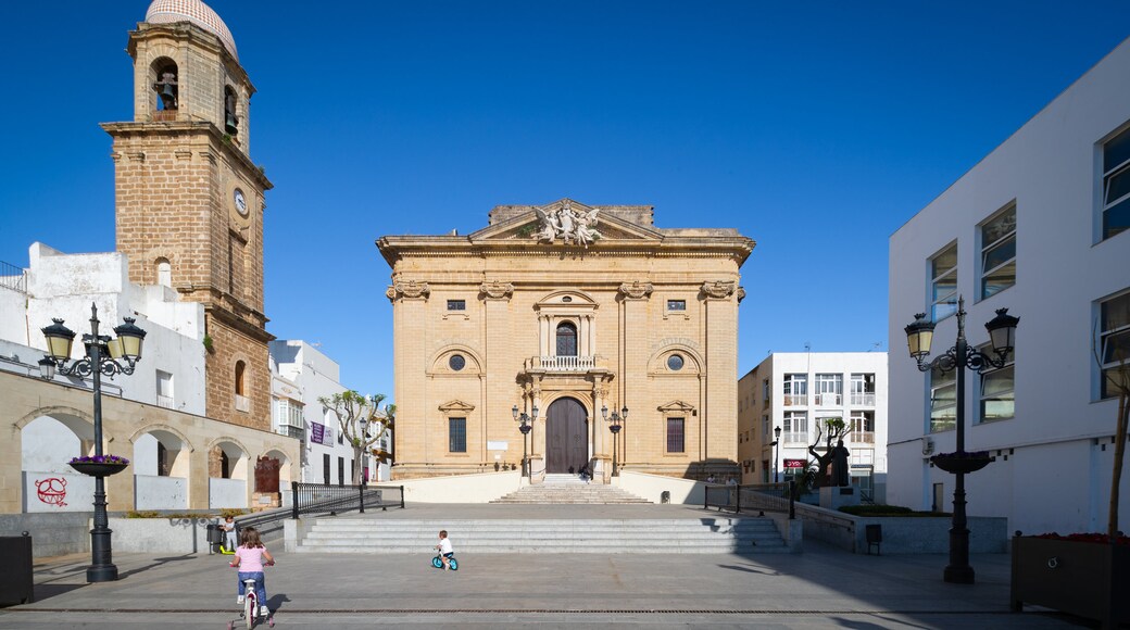 Church of St. John the Baptist featuring a church or cathedral and heritage architecture