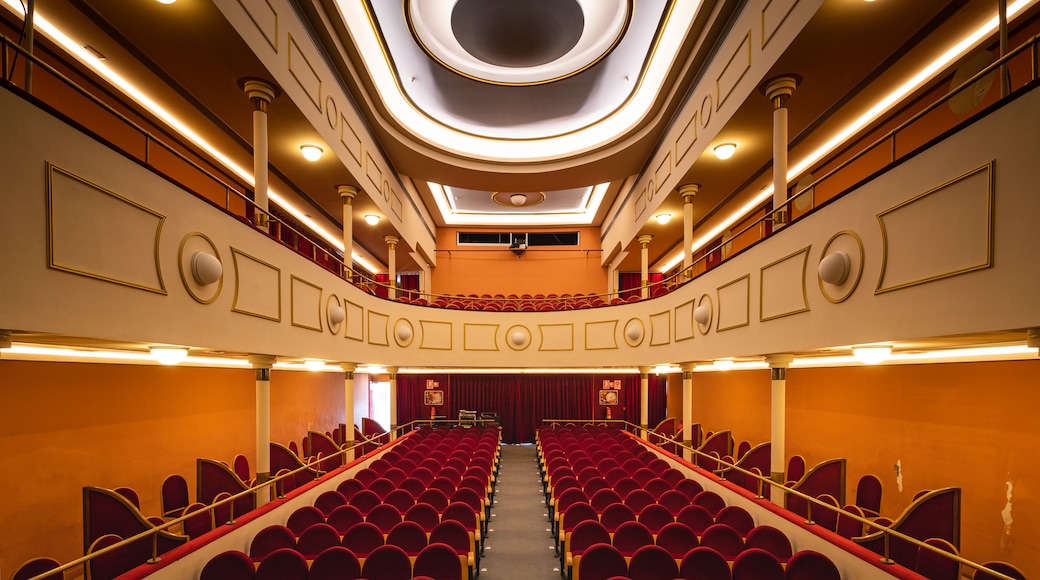 Apolo Theatre featuring interior views and theater scenes