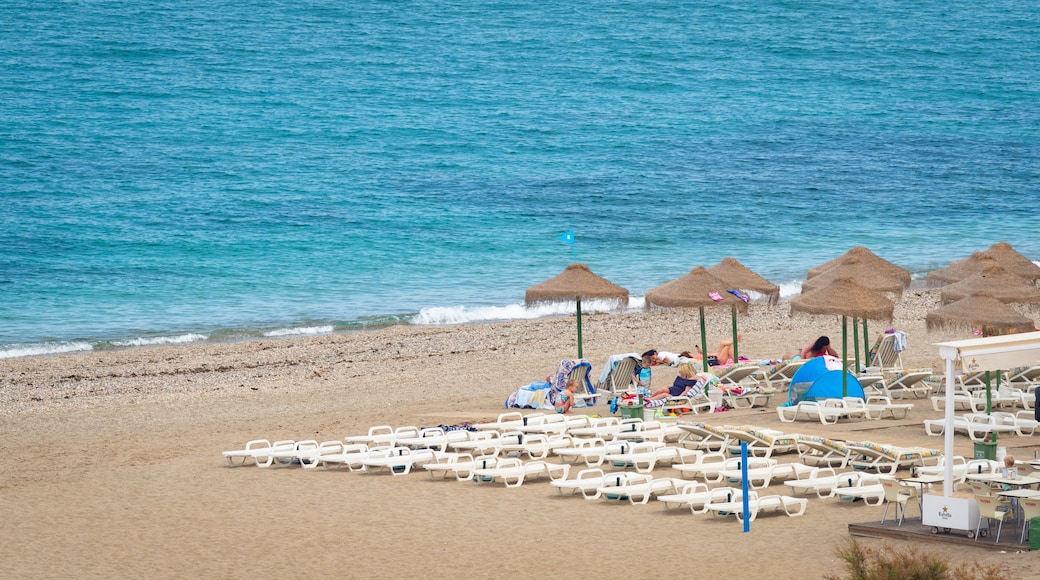 El Castillo Beach which includes a beach and general coastal views