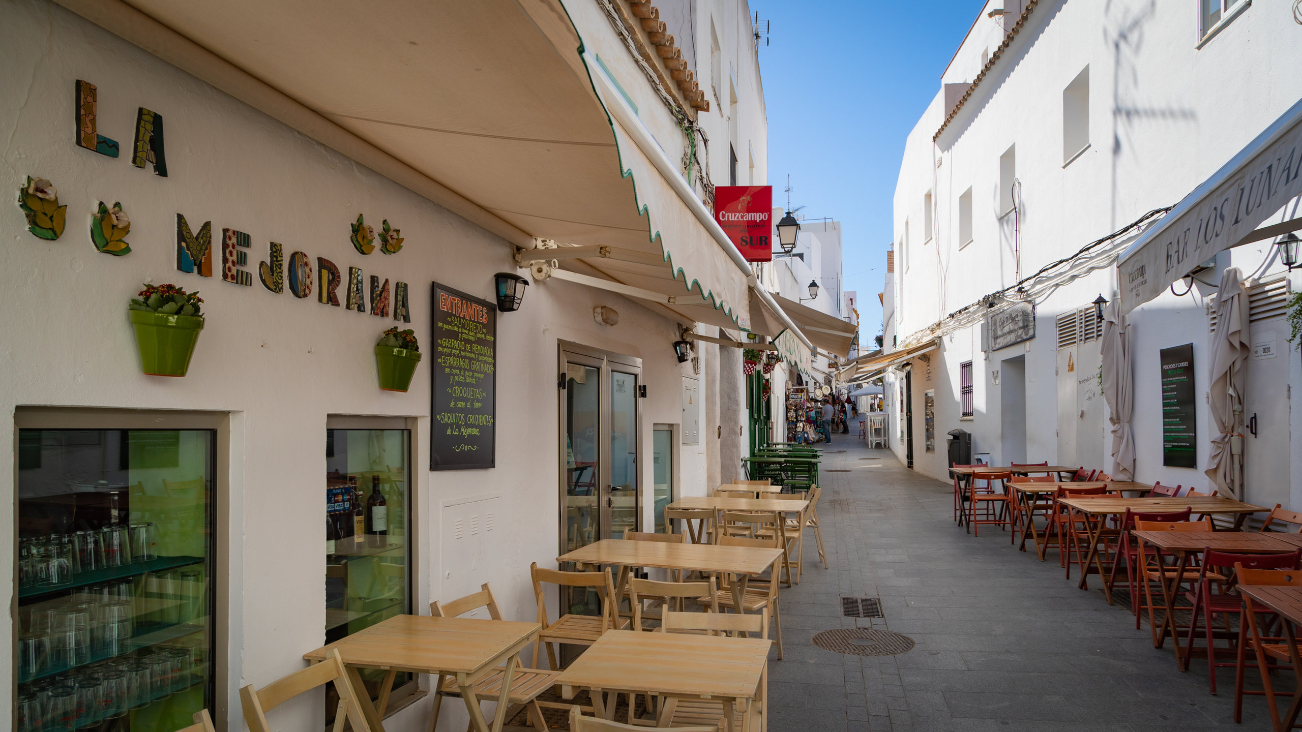 Conil de la Frontera, beautifull fishing town in Costa de la Luz Cadiz