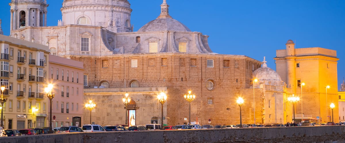 Old Town featuring heritage architecture and night scenes