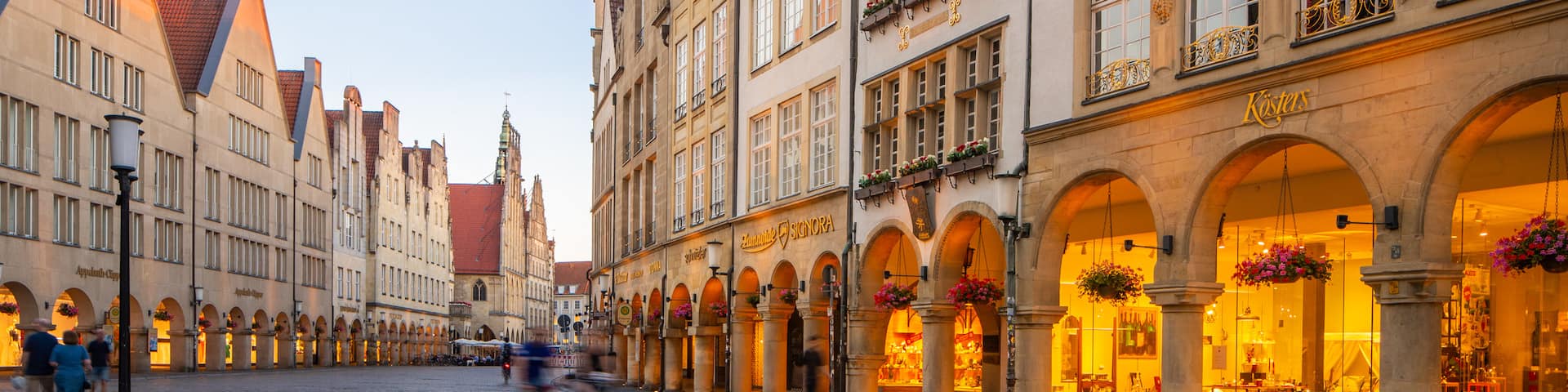 Prinzipalmarkt which includes a city