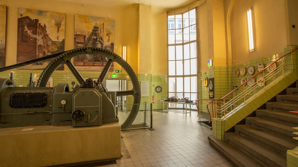 Dortmund Brewery Museum featuring interior views and heritage elements