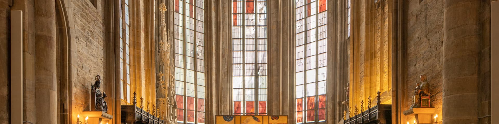 St. Marienkirche showing heritage elements, interior views and a church or cathedral