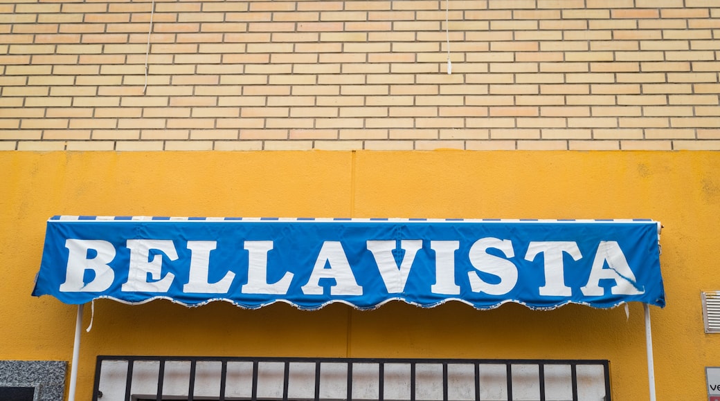 Bellavista which includes signage