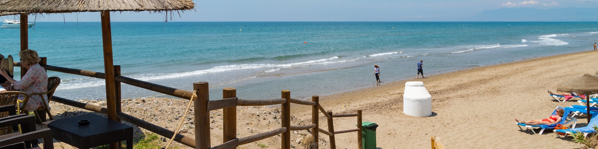 Nikki Beach showing a beach and general coastal views