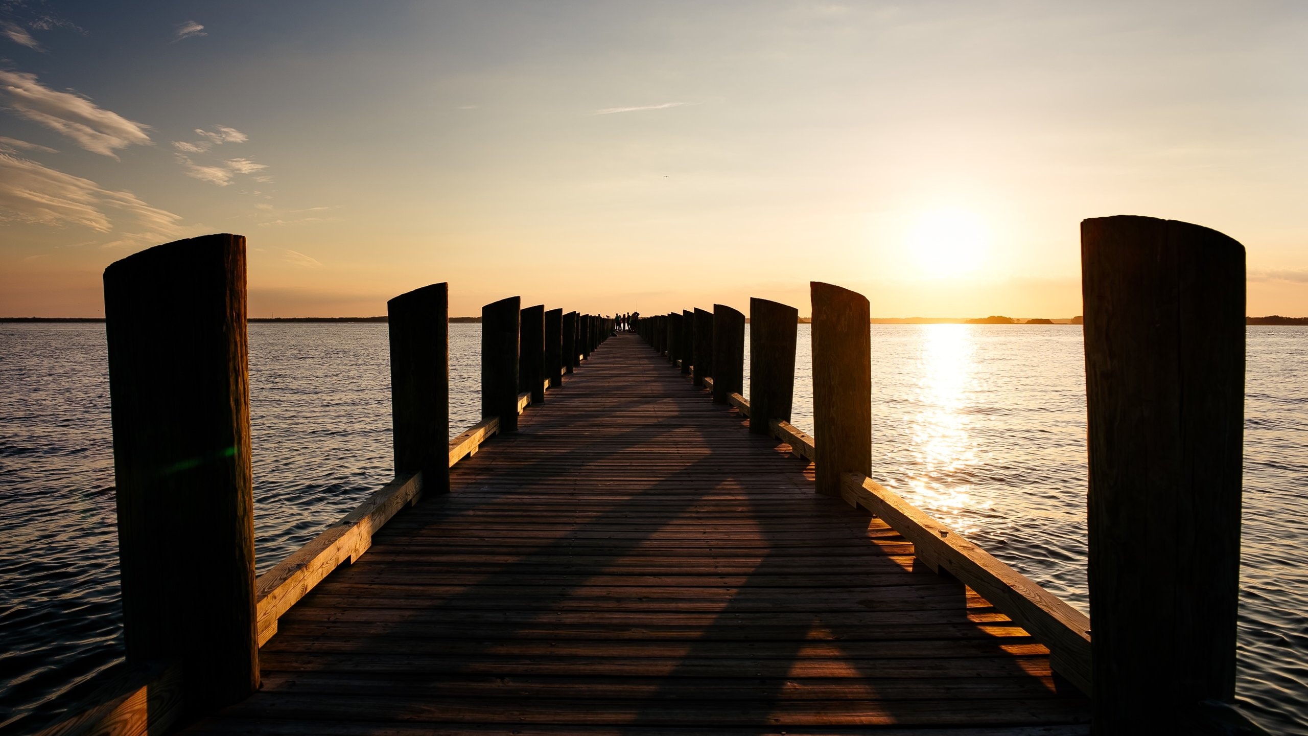Ocean City which includes general coastal views and a sunset