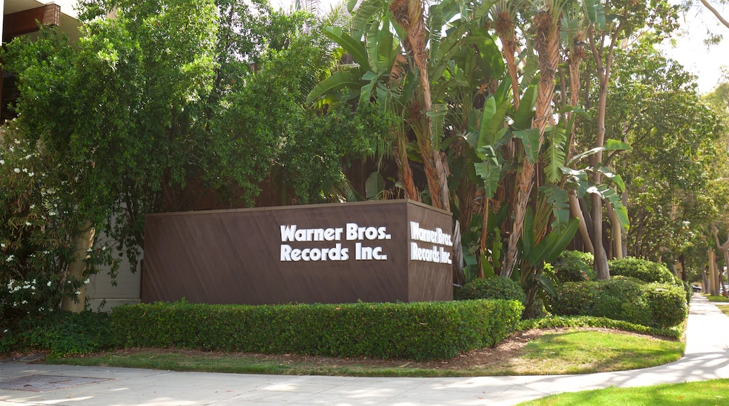 Warner Brothers Studio showing signage