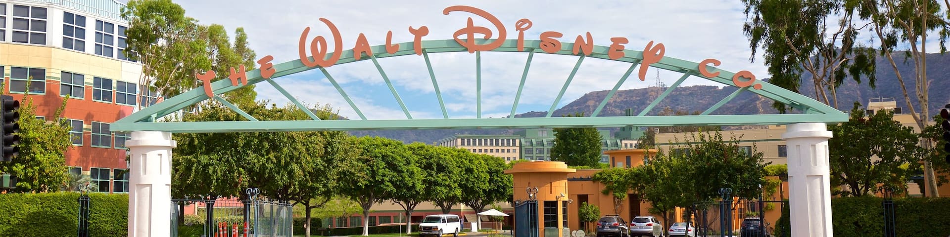 Walt Disney Studios showing signage