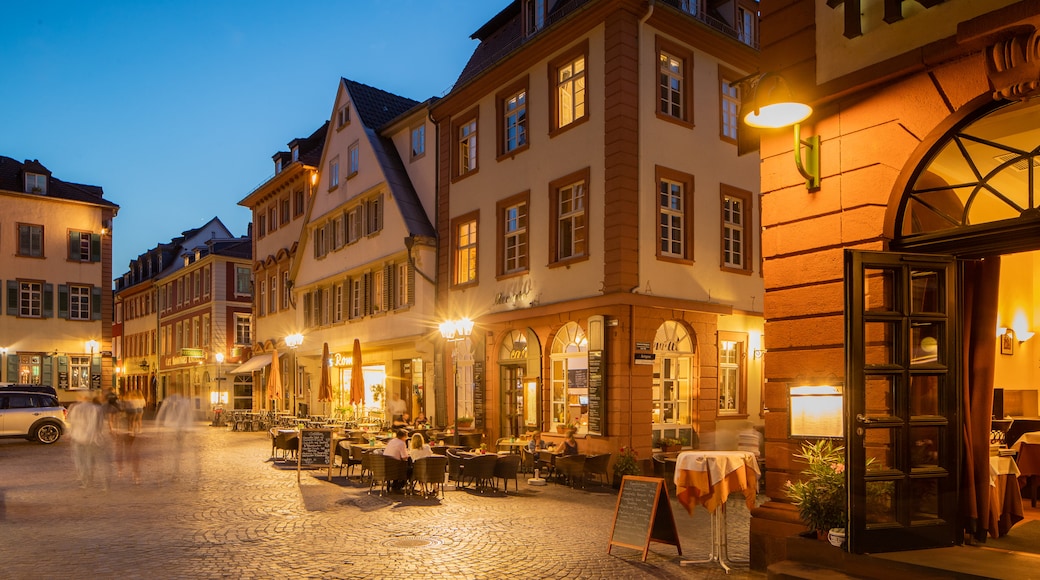 Altstadt showing a city and night scenes