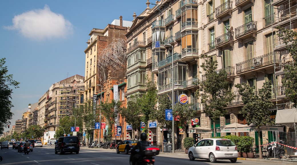 Casa Amatller showing a city