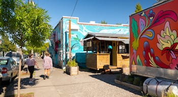 Alberta Street showing outdoor art