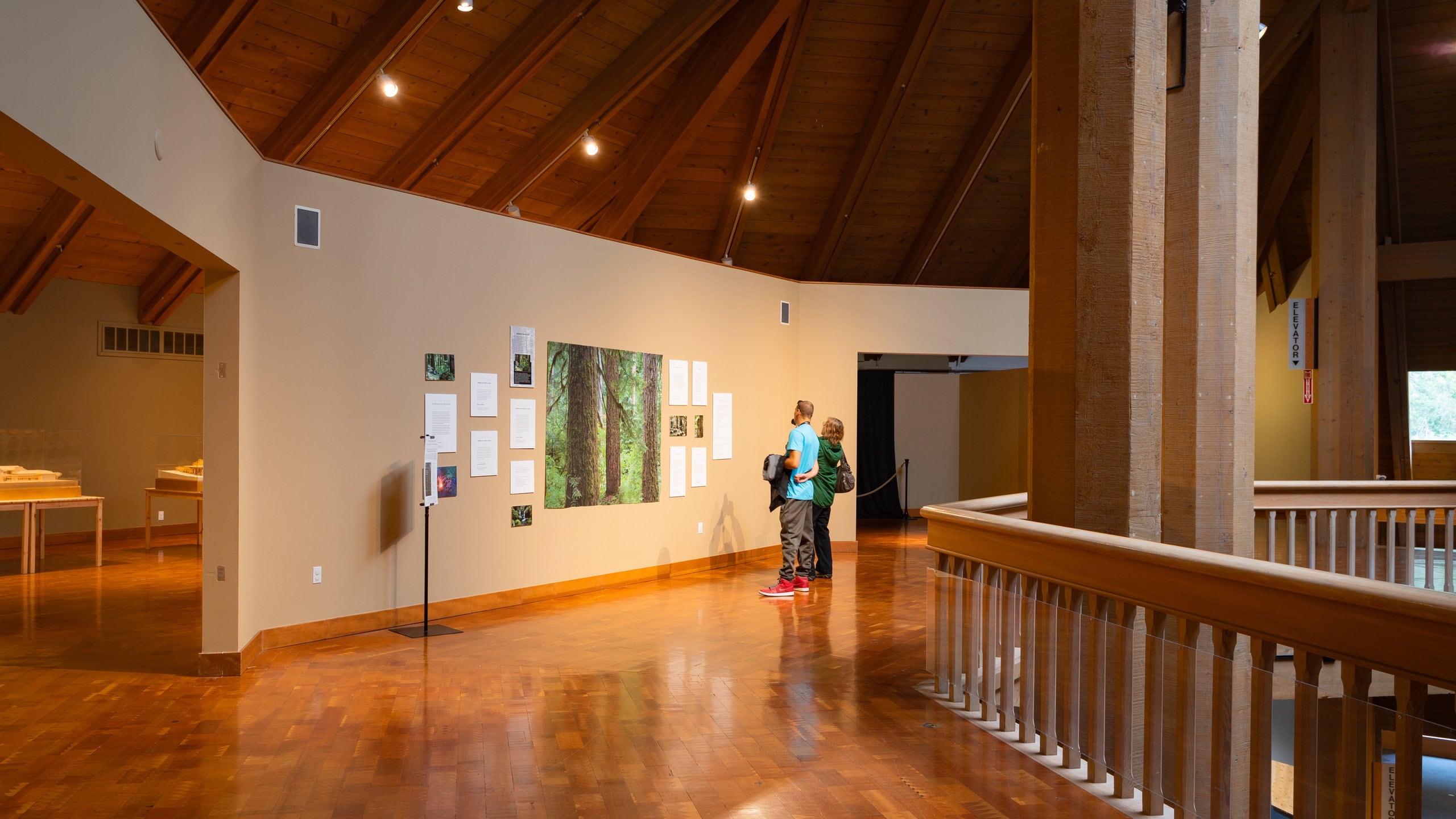 World Forestry Center showing interior views as well as a couple