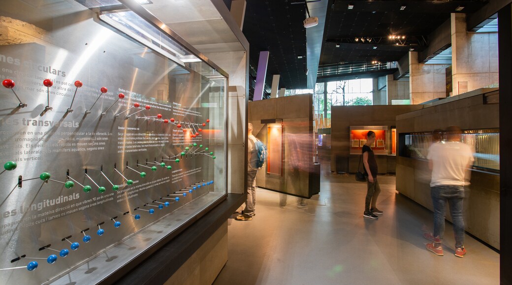 CosmoCaixa showing interior views