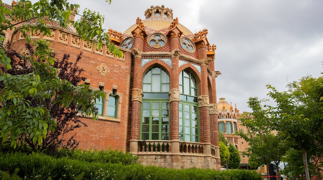 Hospital de la Santa Creu de Barcelona showing heritage elements