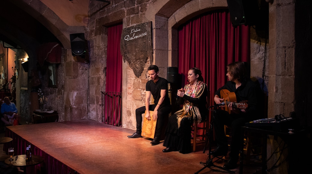 Palau de Dalmases showing performance art, music and theater scenes