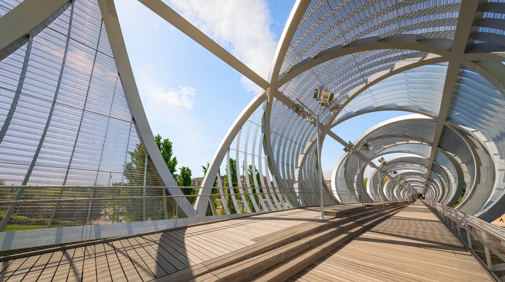 Puente Monumental Parque de Arganzuela which includes modern architecture and a bridge