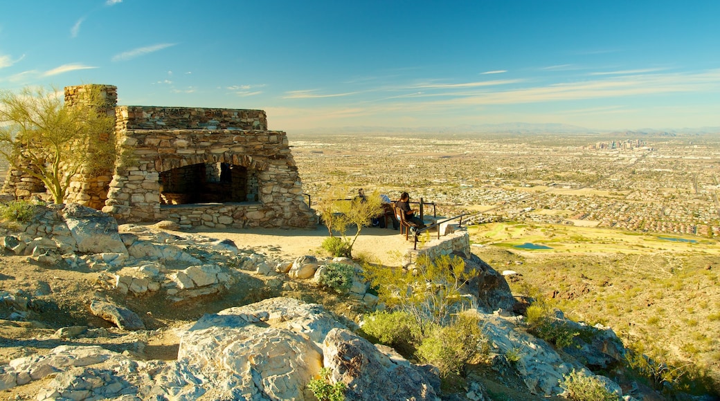 Phoenix which includes views, building ruins and heritage architecture