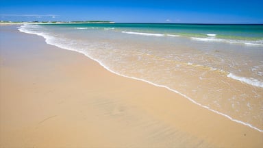 Block Island mit einem Landschaften und Strand