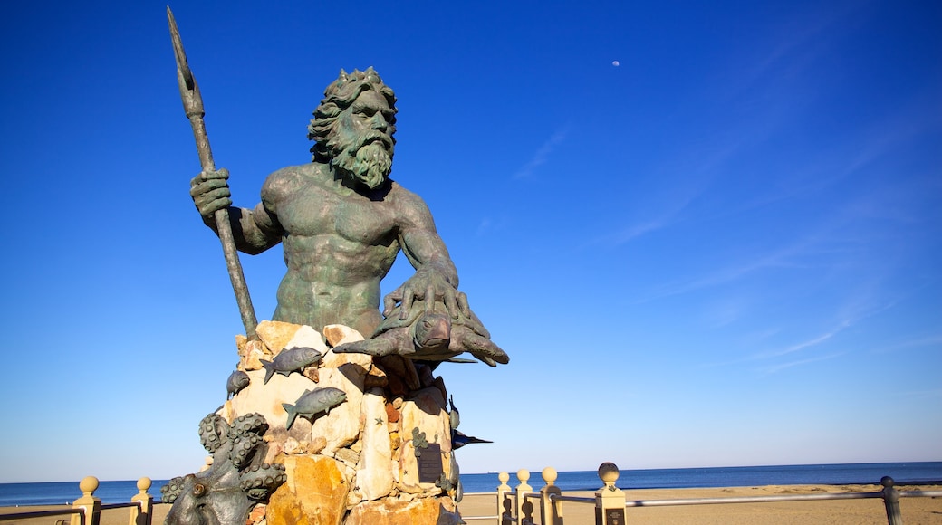 Virginia Beach welches beinhaltet Statue oder Skulptur und Outdoor-Kunst