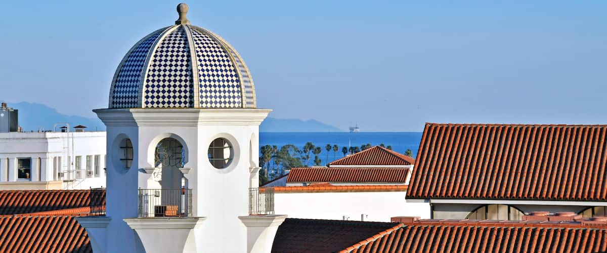 Santa Barbara featuring a coastal town