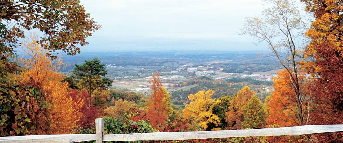 Gatlinburg - Pigeon Forge showing landscape views, forest scenes and autumn colours