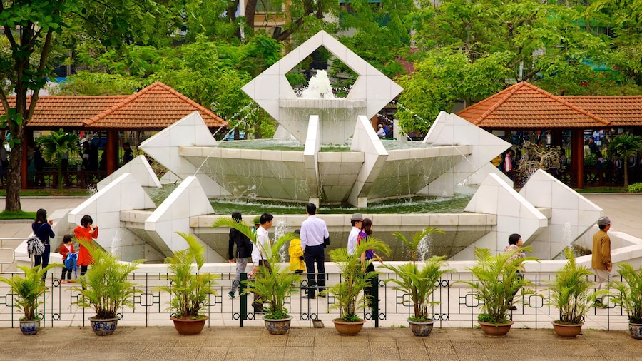 Ho Chi Minh Museum as well as a large group of people