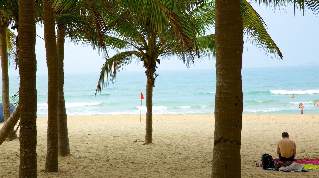 Cua Dai Beach featuring a beach, tropical scenes and general coastal views