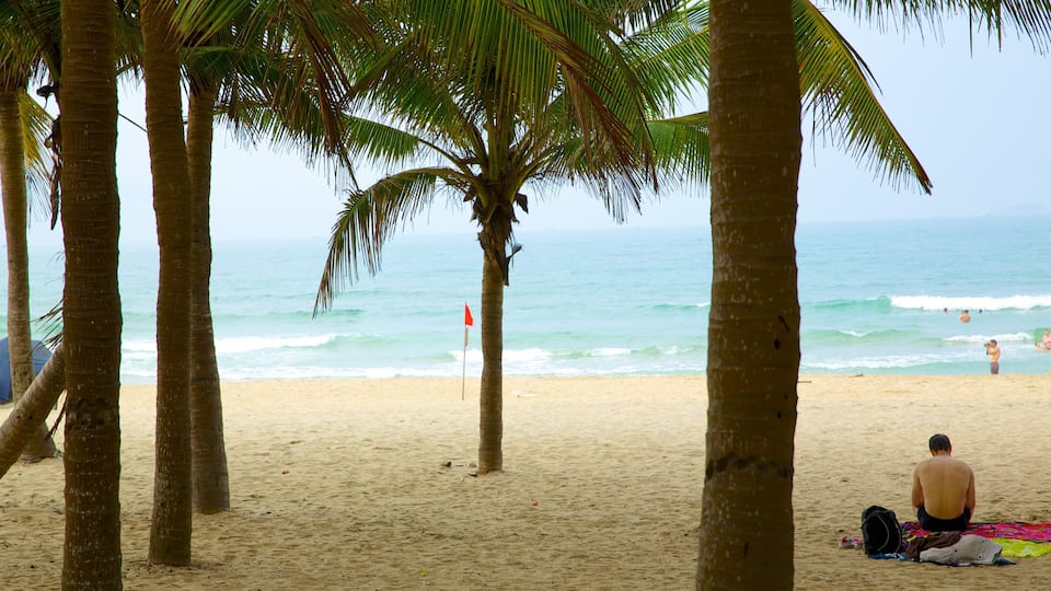 Cua Dai Beach showing tropical scenes, a sandy beach and general coastal views