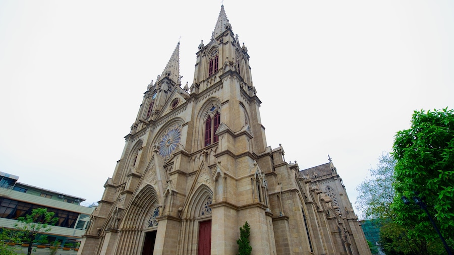 Sacred Heart Cathedral featuring a church or cathedral, religious aspects and heritage architecture