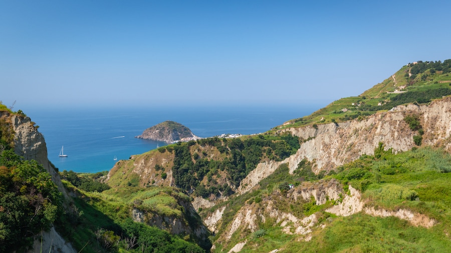 Nitrodi Hot Springs featuring general coastal views, rugged coastline and landscape views