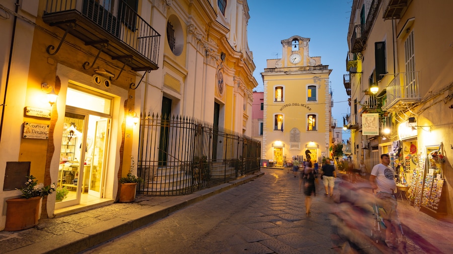 Museo del Mare featuring night scenes and heritage elements