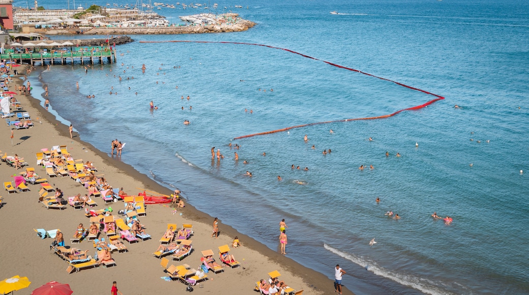 Posillipo which includes swimming, landscape views and general coastal views