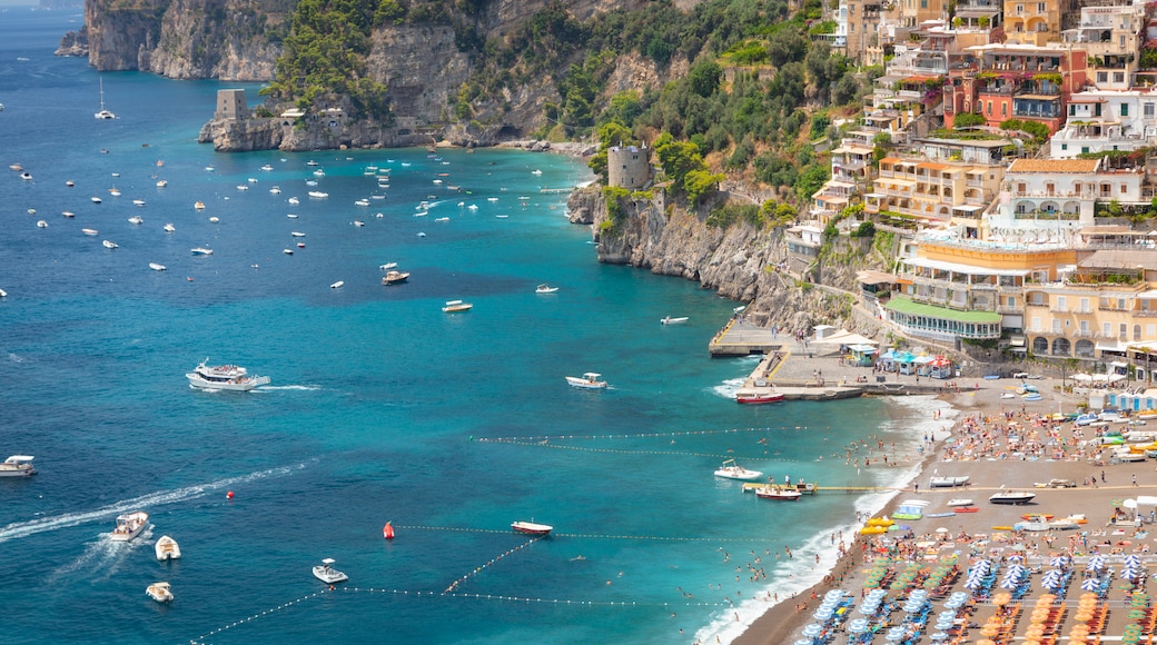 Stadtzentrum von Positano