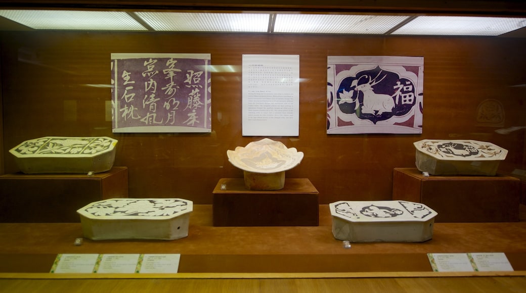 The Western Han Museum of the Nanyue King Mausoleum showing interior views and art