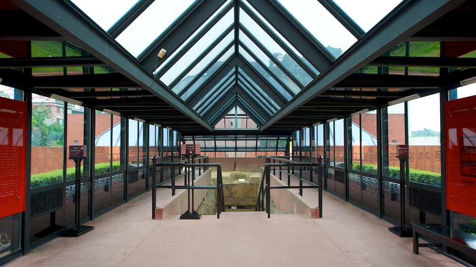 The Western Han Museum of the Nanyue King Mausoleum showing interior views