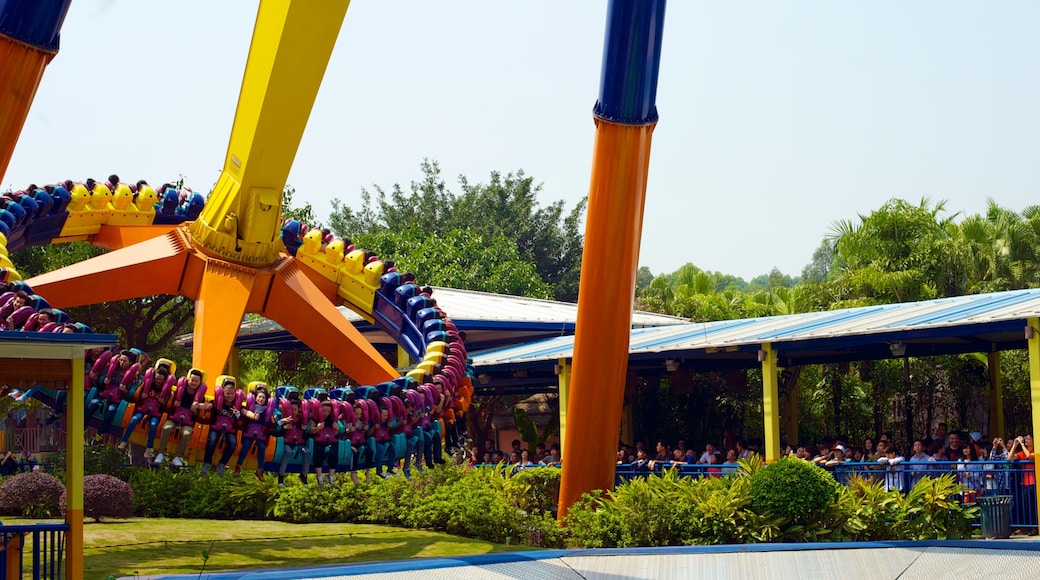 Chimelong Paradise toont een park en attracties