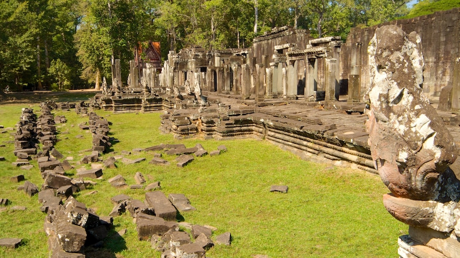 Angkor Bayon johon kuuluu raunio