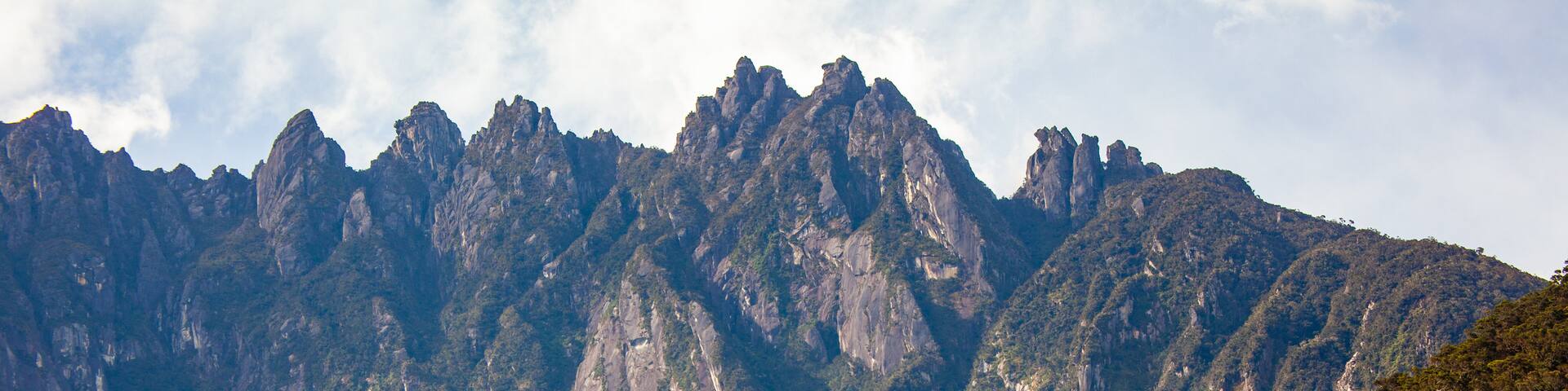 Kinabalu National Park showing mountains and landscape views
