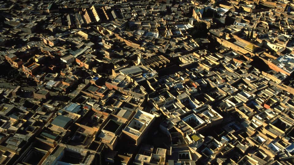 Marrakech featuring a city