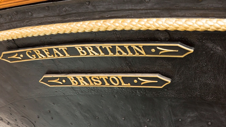 SS Great Britain featuring signage