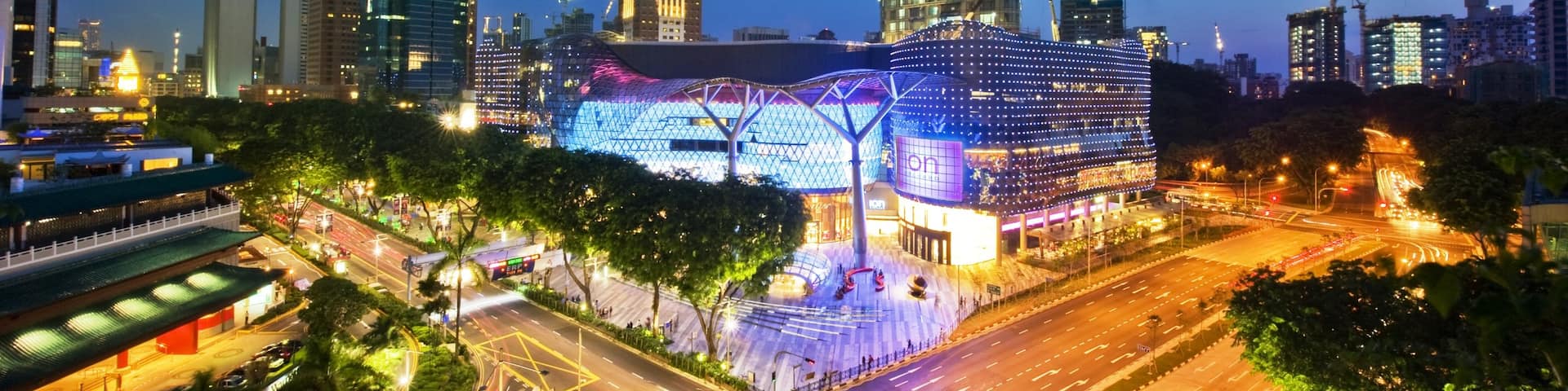 Singapore showing a city, modern architecture and central business district