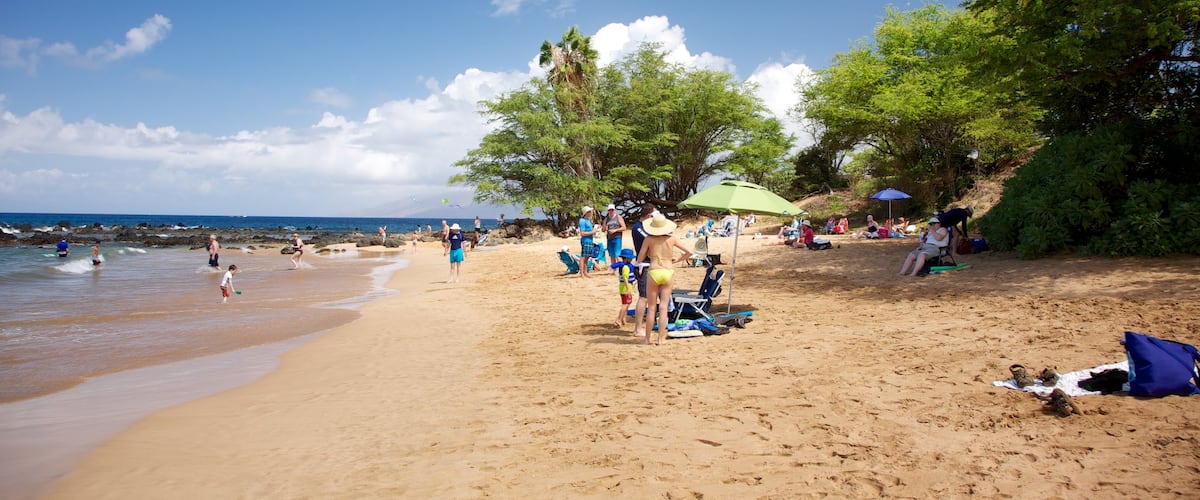 Wailea mettant en vedette plage de sable et vues littorales
