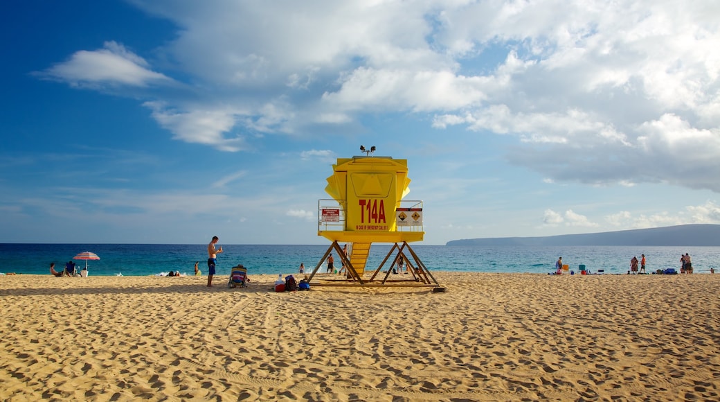 Makena State Park Beach showing a beach