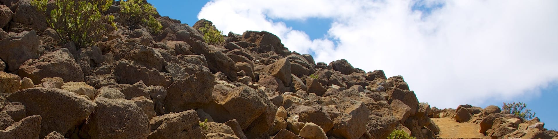 Haleakala Crater featuring tranquil scenes and hiking or walking