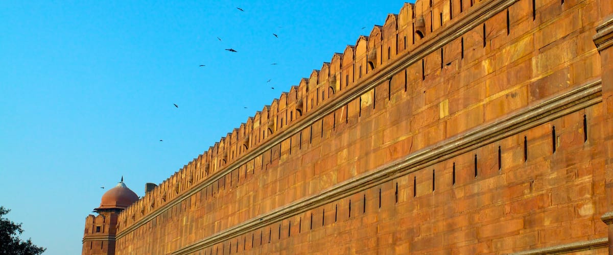 Red Fort showing château or palace and heritage architecture